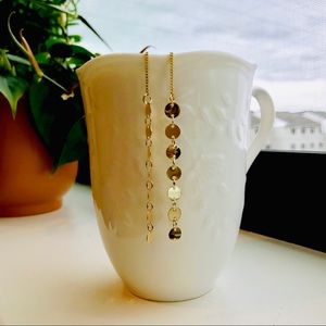 ✨2/$18 70s Disco Threader Long Earrings